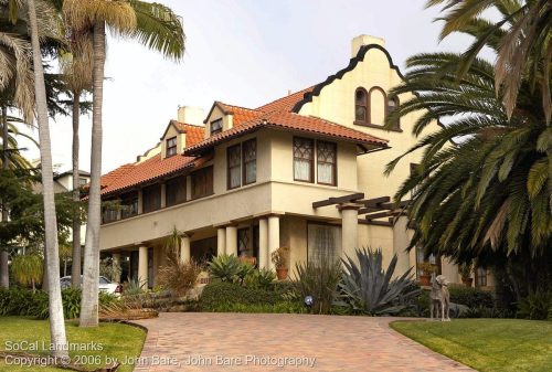 From an architectural survey of Santa Barbara Historic Districts, Santa Barbara, Santa Barbara County
