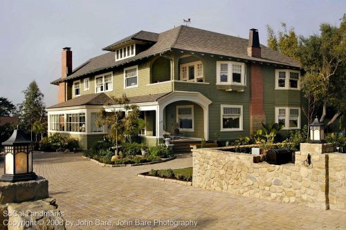 From an architectural survey of Santa Barbara Historic Districts, Santa Barbara, Santa Barbara County