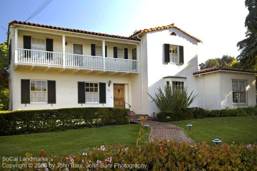 From an architectural survey of Santa Barbara Historic Districts, Santa Barbara, Santa Barbara County
