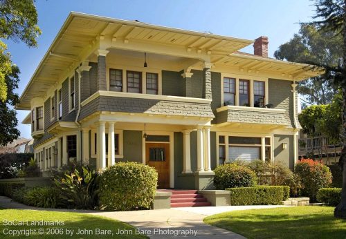 From an architectural survey of Santa Barbara Historic Districts, Santa Barbara, Santa Barbara County