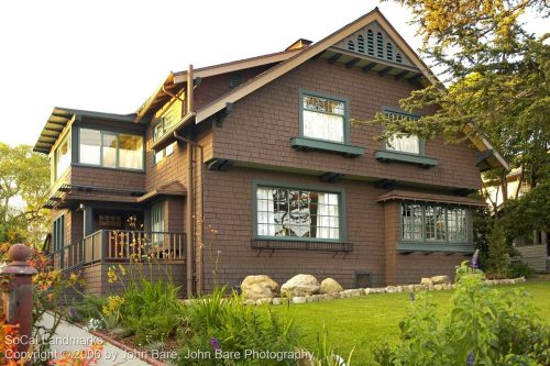 From an architectural survey of Santa Barbara Historic Districts, Santa Barbara, Santa Barbara County