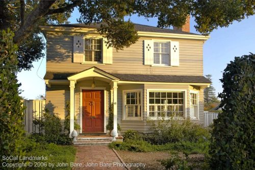 From an architectural survey of Santa Barbara Historic Districts, Santa Barbara, Santa Barbara County