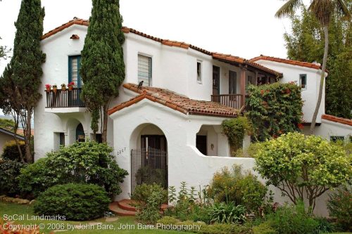 From an architectural survey of Santa Barbara Historic Districts, Santa Barbara, Santa Barbara County
