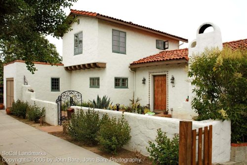 From an architectural survey of Santa Barbara Historic Districts, Santa Barbara, Santa Barbara County