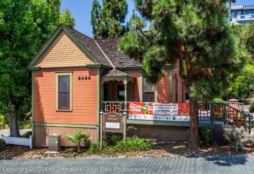 Senlis Cottage, Heritage County Park, San Diego, San Diego County