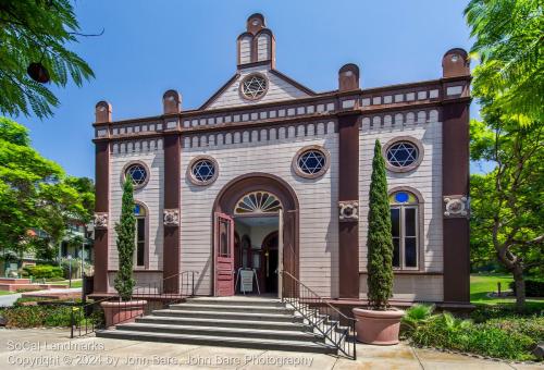 Temple Beth Israel, Heritage County Park, San Diego, San Diego County