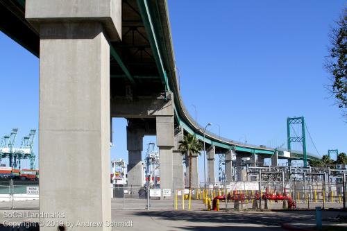 Vincent Thomas Bridge, Los Angeles Harbor, Los Angeles County