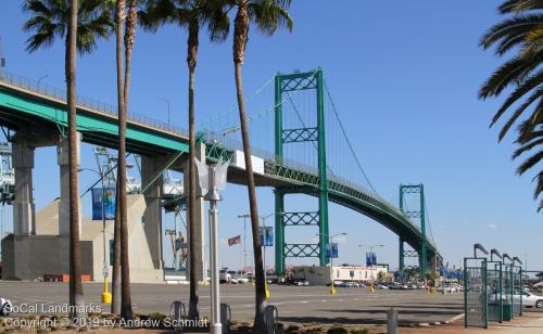 Vincent Thomas Bridge, Los Angeles Harbor, Los Angeles County