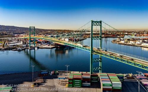 Vincent Thomas Bridge, Los Angeles Harbor, Los Angeles County