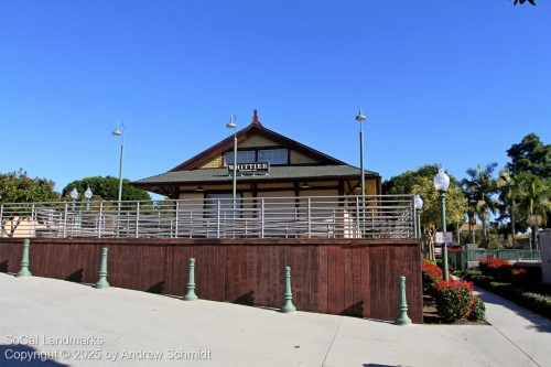 Southern Pacific Railroad Depot, Whittier, Los Angeles County