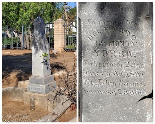 Yorba Cemetery, Yorba Linda, Orange County