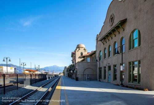 Atchison, Topeka and Santa Fe Passenger and Freight Depot, San Bernardino, San Bernardino County