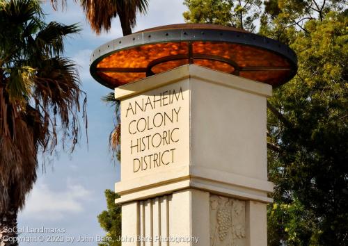 Anaheim Colony Historic District, Anaheim, Orange County