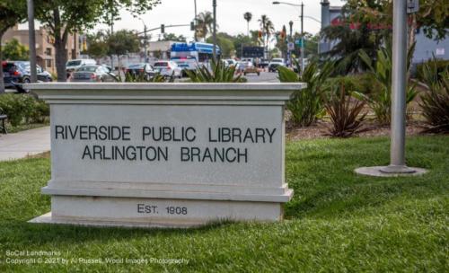 Arlington Branch Library and Fire Hall, Riverside, Riverside County