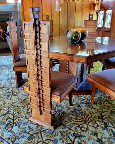 Inside Hollyhock House, Hollywood, Los Angeles County