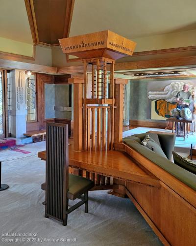 Inside Hollyhock House, Hollywood, Los Angeles County