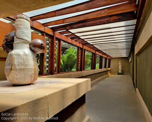 Inside Hollyhock House, Hollywood, Los Angeles County