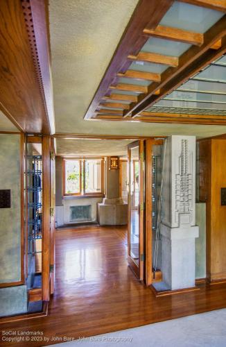 Inside Hollyhock House, Hollywood, Los Angeles County