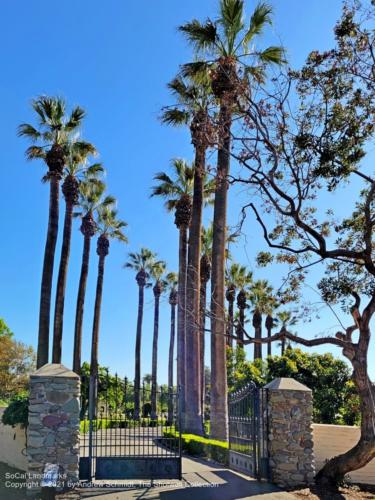 Entry gate, Irvine Ranch Historic Park, Irvine, Orange County