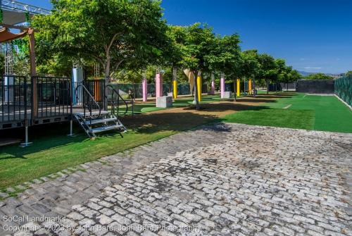 Pavers, Los Angeles State Historic Park, Los Angeles, Los Angeles County