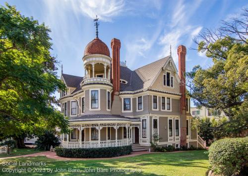 Long-Waterman House, San Diego, San Diego County