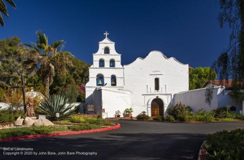Mission San Diego de Alcala, San Diego, San Diego County