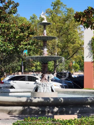 Plaza Fountain, Orange, Orange County