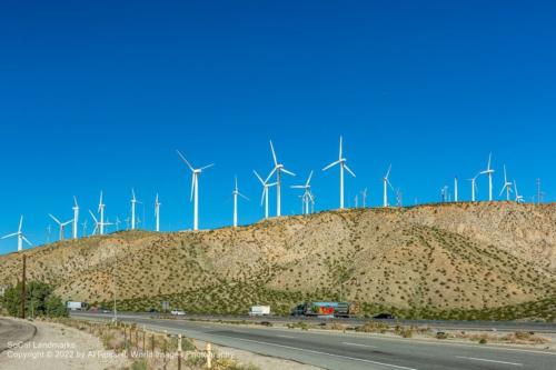 Wind Turbine Farms, Palm Springs, Riverside County