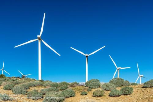 Wind Turbine Farms, Palm Springs, Riverside County