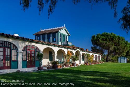 Rancho Guajome Adobe, Vista, San Diego County