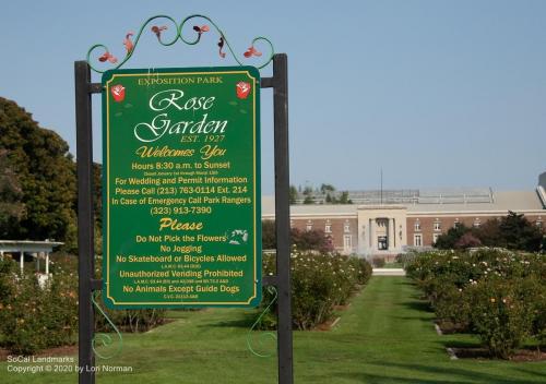 Rose Garden, Exposition Park, Los Angeles, Los Angeles County