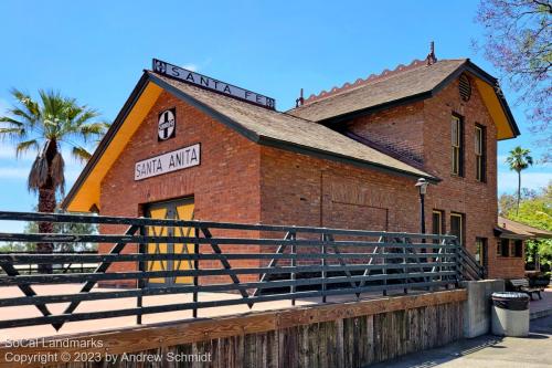 Santa Anita Santa Fe Depot, Arcadia, Los Angeles County