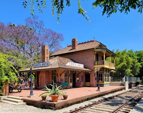 Santa Anita Santa Fe Depot, Arcadia, Los Angeles County