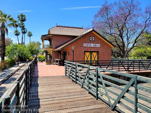 Santa Anita Santa Fe Depot, Arcadia, Los Angeles County