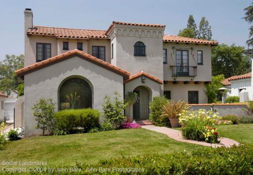 San Marino Historic Districts, San Marino, Los Angeles County