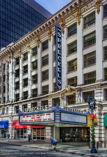 Spreckels Theater, San DIego, San Diego County