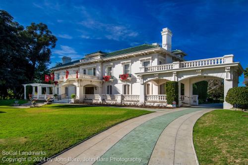 Tournament House (Wrigley Mansion), Pasadena, Los Angeles County